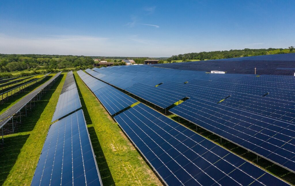 Picture of a solar farm