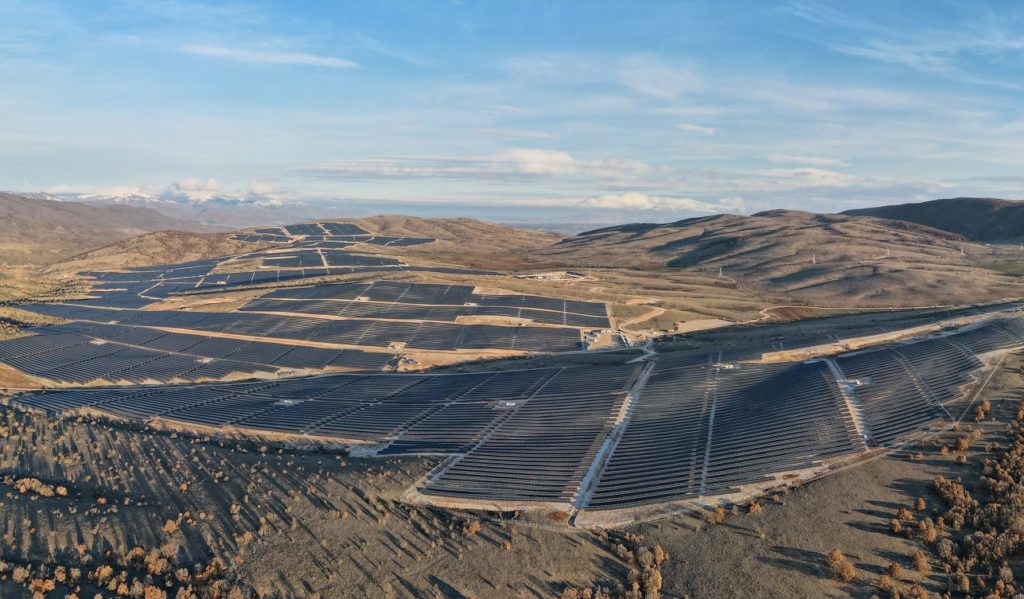 Picture of solar farm Kozani